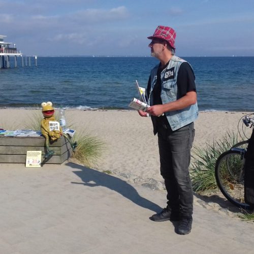 Wilmer am Strand