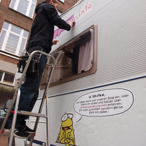 Womo war heute beim Visagisten